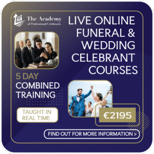 5-DAY LIVE ONLINE FUNERAL & WEDDING CELEBRANT TRAINING