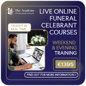 LIVE ONLINE FUNERAL CELEBRANT TRAINING