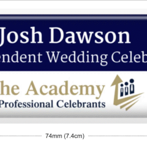APC Shop Wedding Celebrant Name Badge